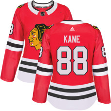 Women's Chicago Blackhawks #88 Patrick Kane Authentic Red Home Adidas Jersey