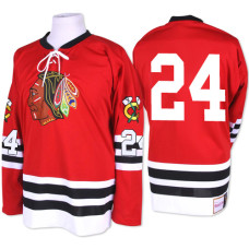 Chicago Blackhawks #24 Martin Havlat Authentic Red Mitchell and Ness 1960-61 Throwback Jersey