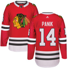 Chicago Blackhawks #14 Richard Panik Premier Red Home Adidas Jersey
